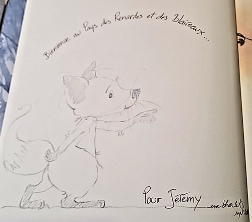 Dessin dedicace eve tharlet - dessin,